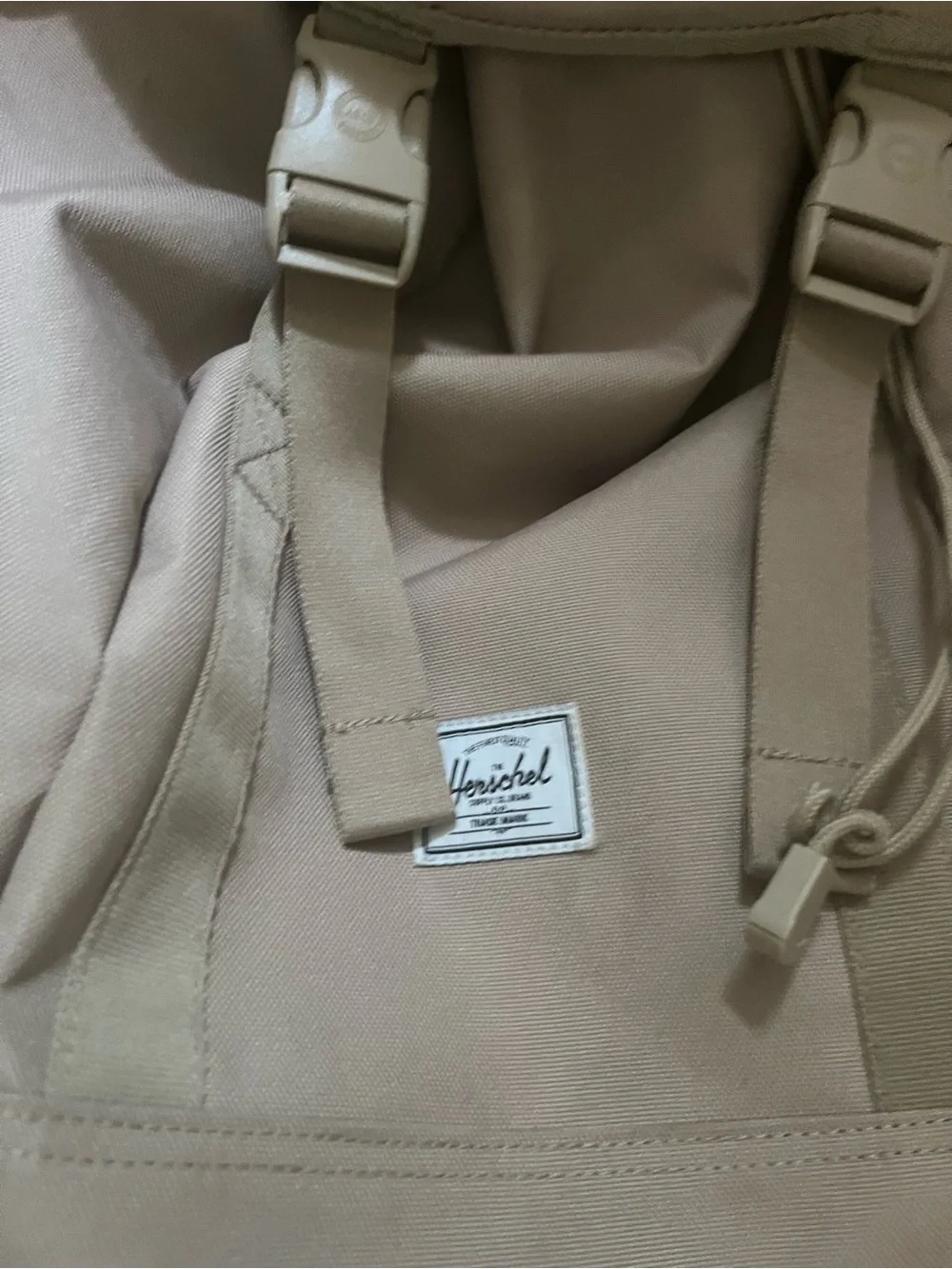Herschel lona Backpack Light Taupe